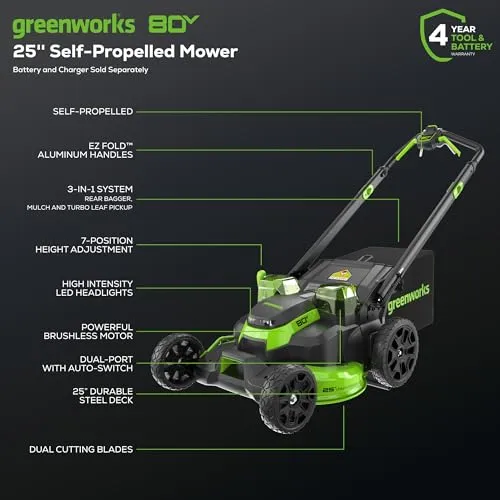 Greenworks 80V 25" | Tools Official