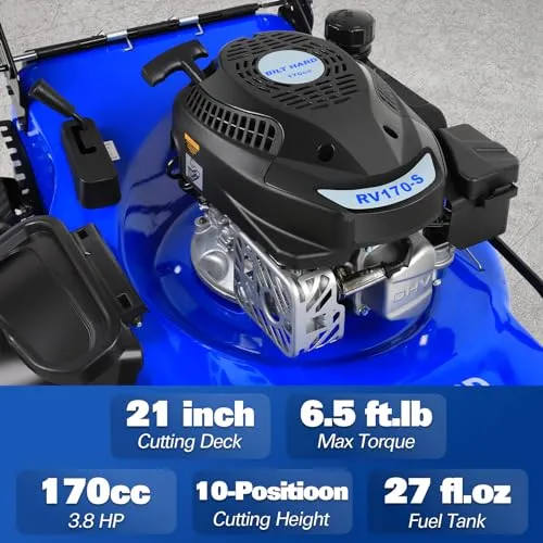 BILT HARD 21 Inch Lawn Mower | Tools Official